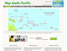 Tablet Screenshot of mapsouthpacific.com